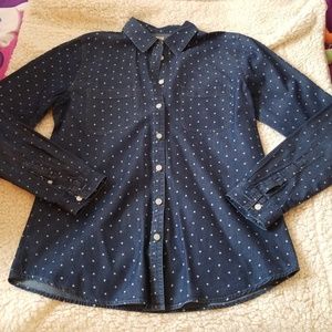 Loft Heart Button-Up Shirt
